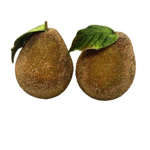 Mixed‎ Lot of 8 Beaded Sugared Fruit Apples Pears Grapes - Picture 4 of 5